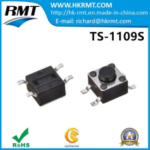 Commutateur tactile SMD fiable (TS-1109S)